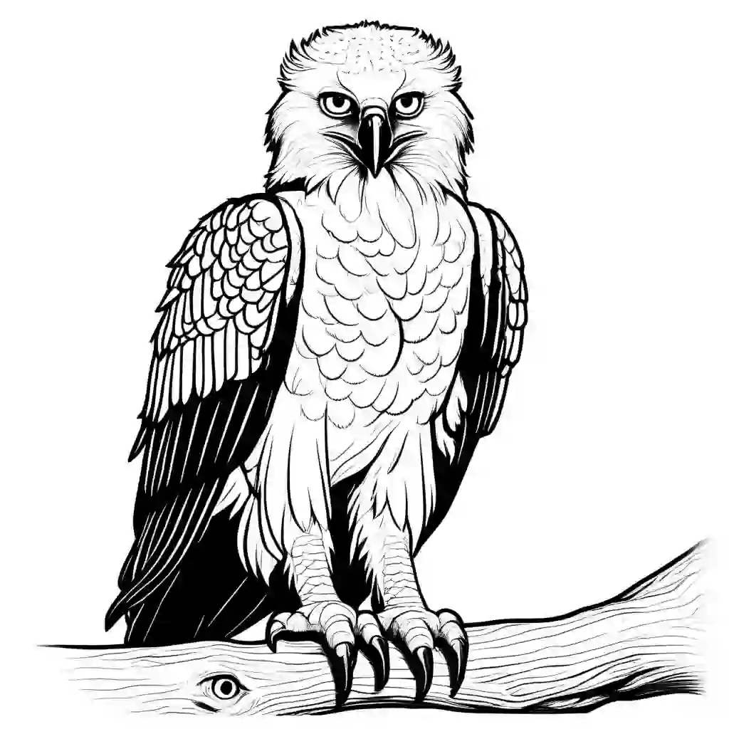 Harpy Eagles coloring pages